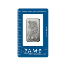 1oz Lady Fortuna Platinum Minted Bar