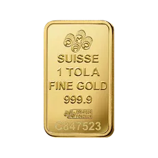 1 Tola PAMP Gold Fortuna Bar