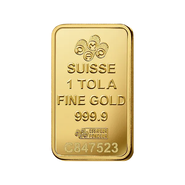 1 Tola PAMP Gold Fortuna Bar