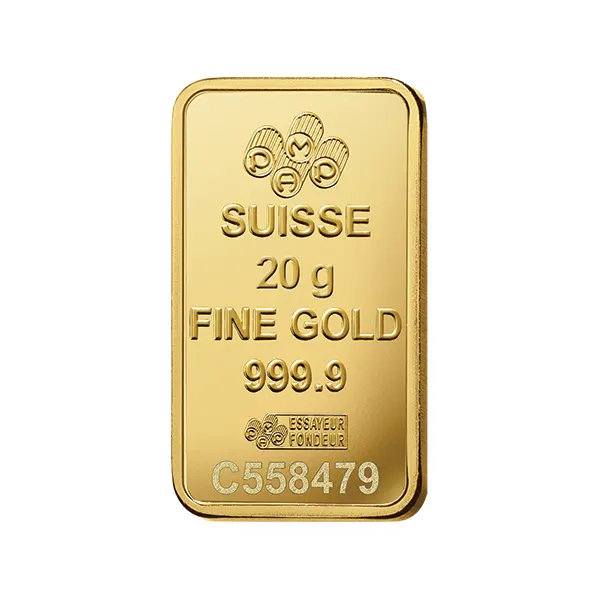 20g PAMP Lady Fortuna Gold Minted Bar