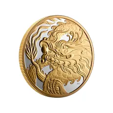 5oz Silver Triumphant Dragon Coin