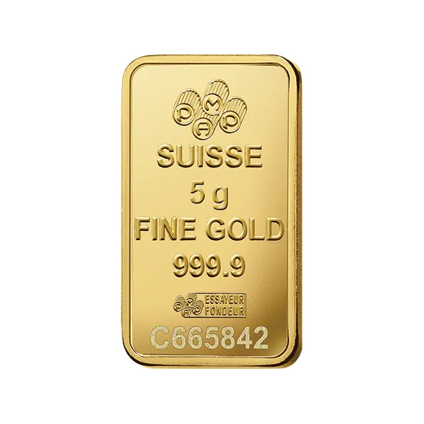 5g PAMP Lady Fortuna Gold Minted Bar