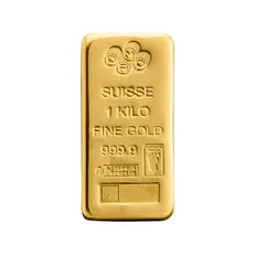 1kg PAMP Gold Cast Bar