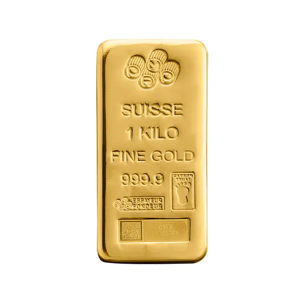 1kg PAMP Gold Cast Bar
