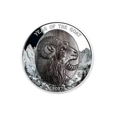 5oz Silver – Year of the Goat Mother of Peal